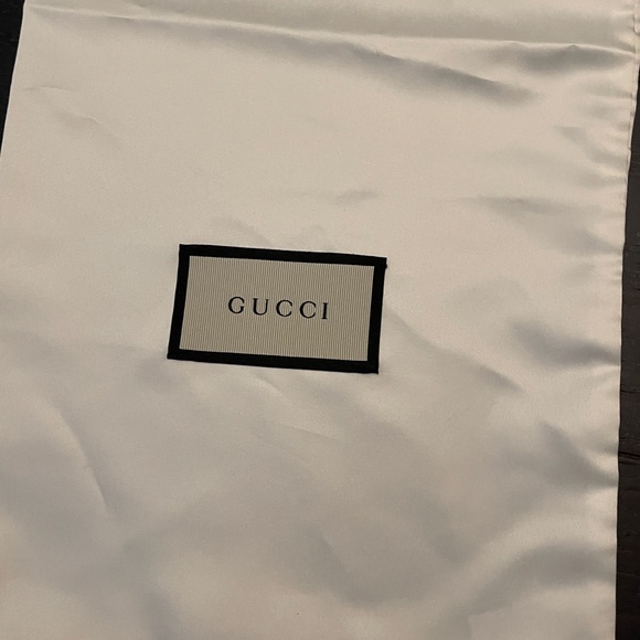 Gucci white Dust bag Storage Gift Drawstring Bag Luxury set of 2 - Picture 4 of 4